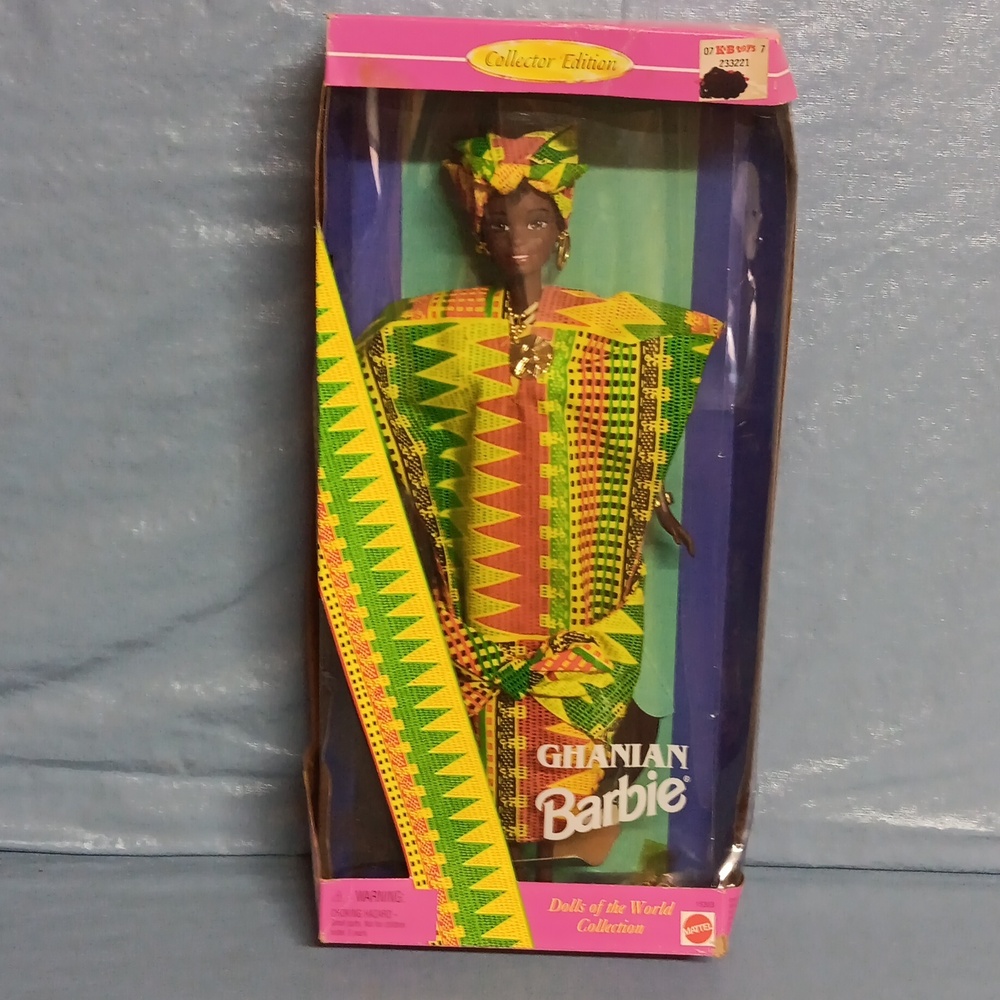 1996 Mattel Ghanian Barbie Doll Collector Edition Dolls of the World Collection